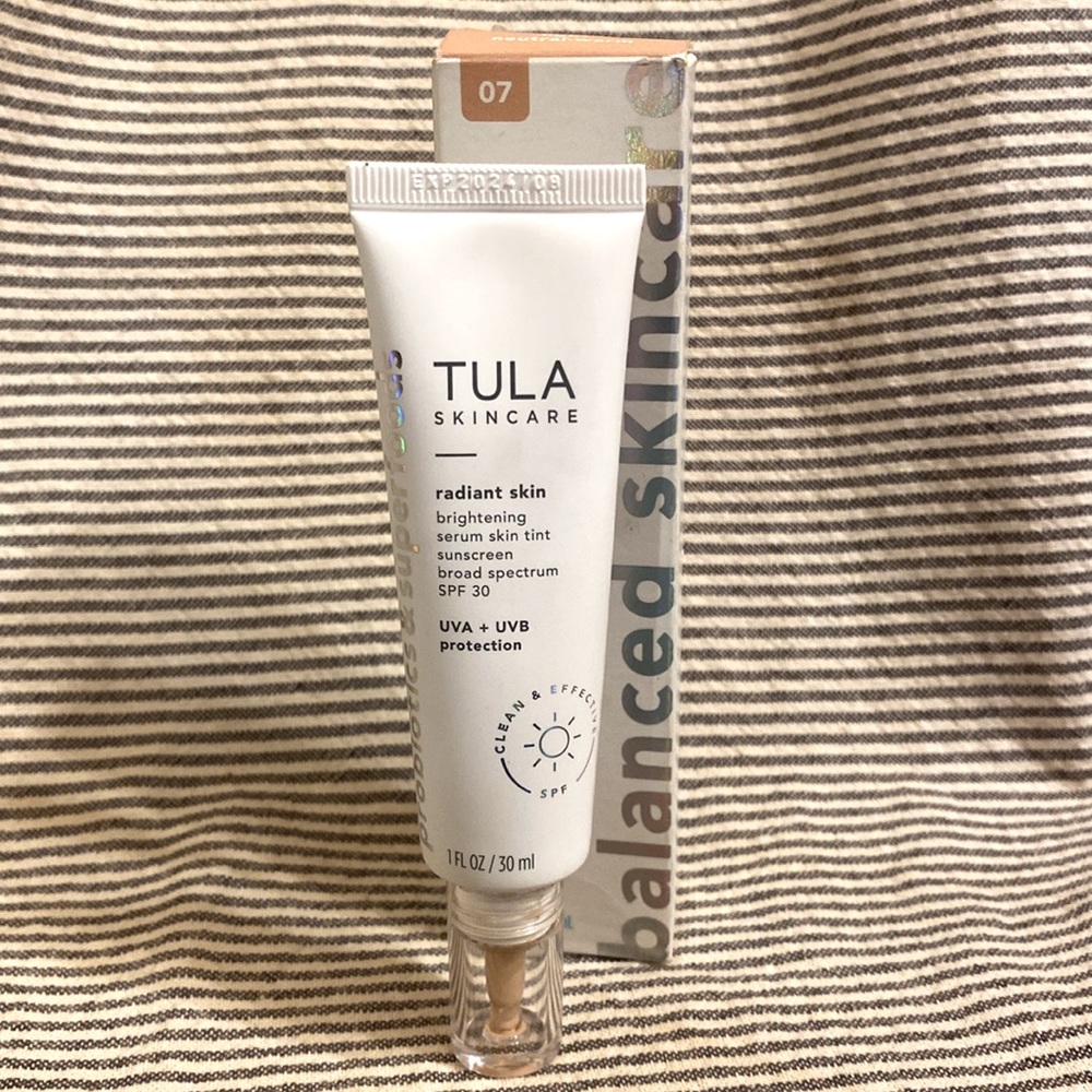 Tula radiant skin tint